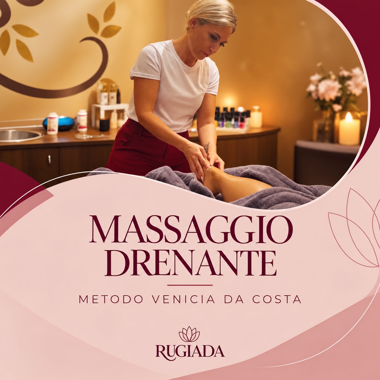 Massaggio Drenante metodo Venicia da Costa